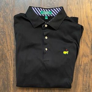 Masters Black Polo Shirt - Peter Millar